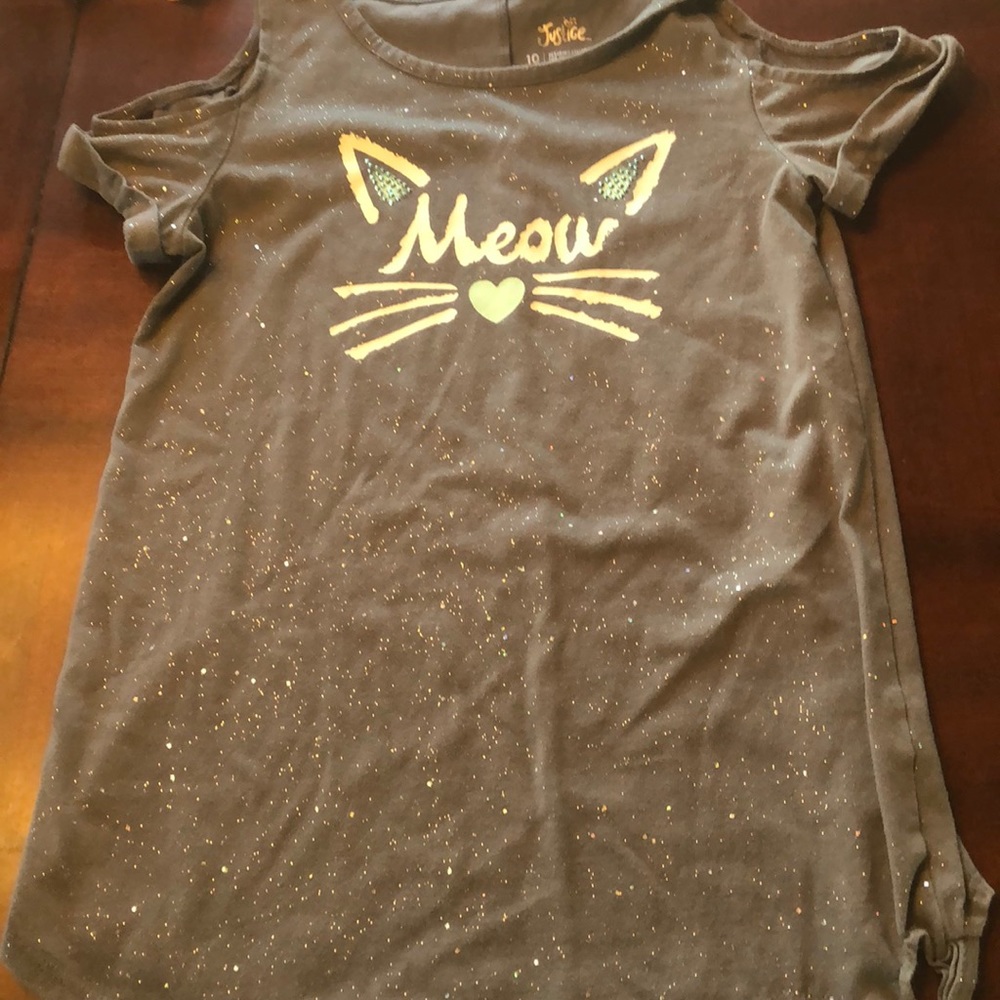 Cute cat shirt with matching leggings